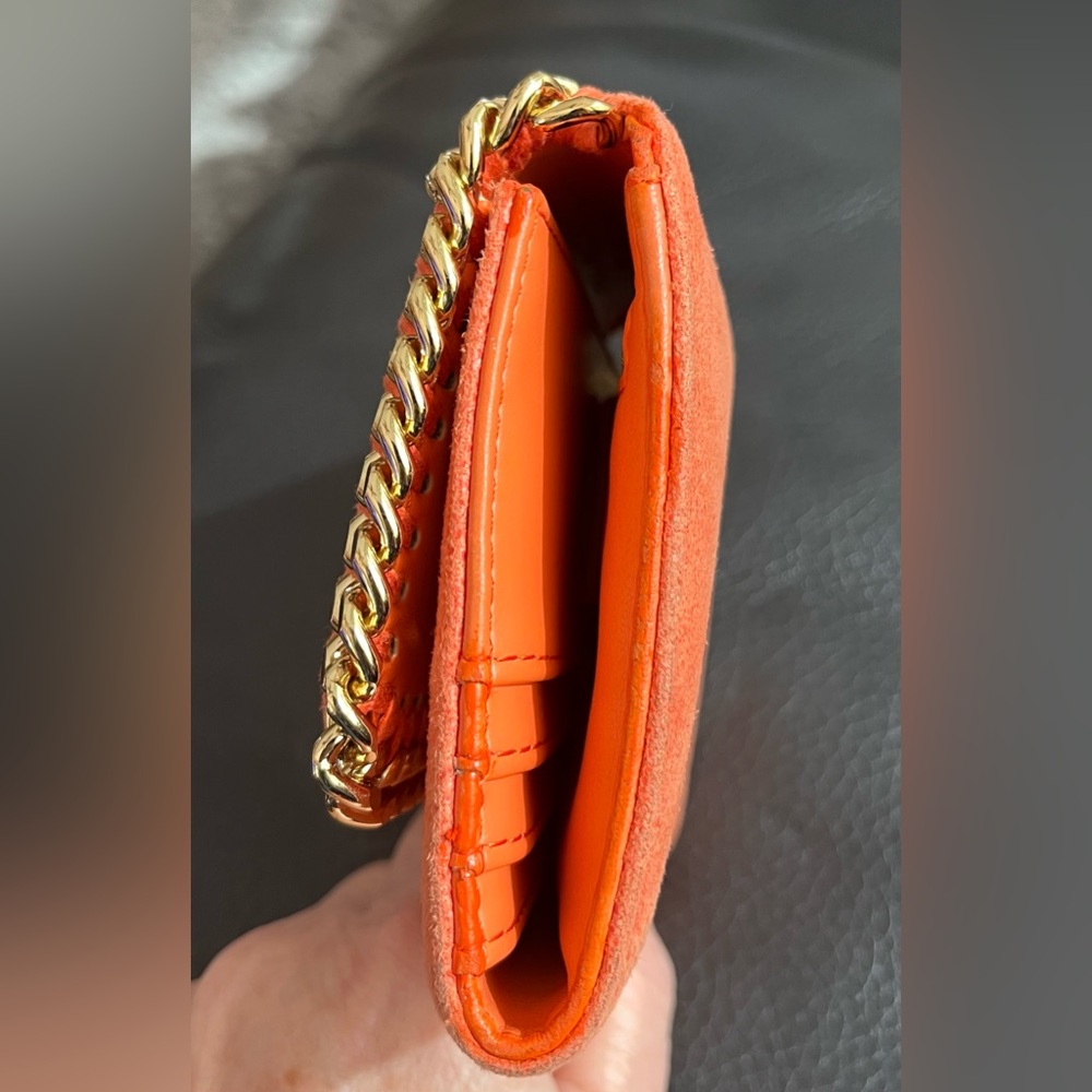 Stella McCartney Falabella Orange flap vegan wallet - Picture 12 of 16